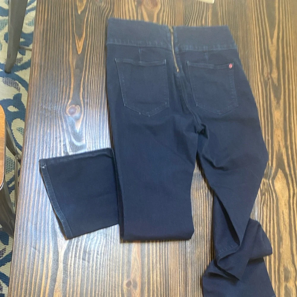 SPANX Dark Blue Women's Signature Waist Slim Boot Jeans - Size 29